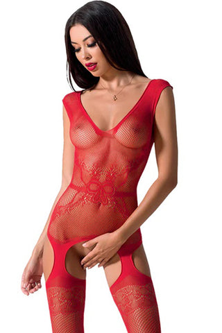 Passion Bodystocking BS062 Red | Angel Clothing
