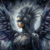 Oakhart The Cosmic Valkyrie Print Framed | Angel Clothing