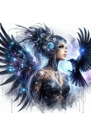 Oakhart The Raven's Companion Print Framed | Angel Clothing