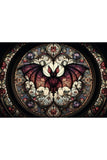 Oakhart The Bat Rose Window Print Framed | Angel Clothing