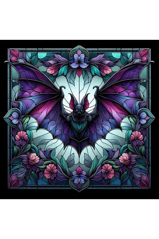 Oakhart The Violet Bat Print Framed | Angel Clothing