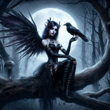 Oakhart Dark Beauty Print Framed | Angel Clothing