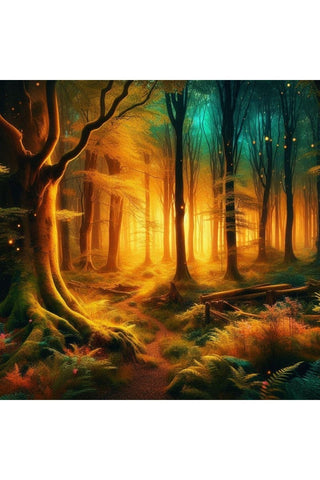 Oakhart Glow of the Mystic Forest Print Framed | Angel Clothing