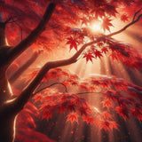 Oakhart The Glimmering Maple Print Framed | Angel Clothing