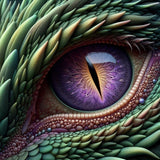 Oakhart Dragon's Gaze Print Framed | Angel Clothing