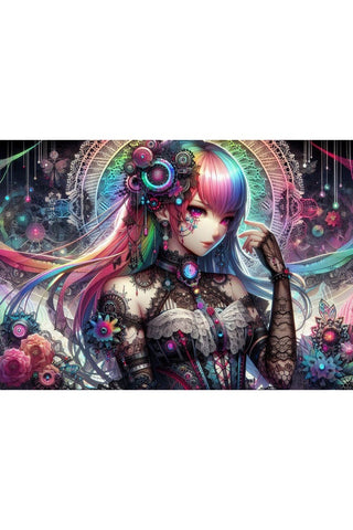 Oakhart Chromatic Grace Print Framed | Angel Clothing