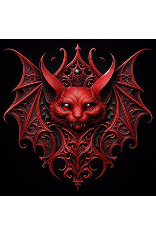 Oakhart Crimson Familiar Print Framed | Angel Clothing