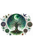 Oakhart The Mystic Tree Print Framed | Angel Clothing