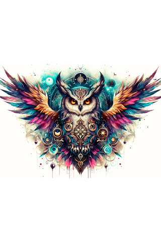 Oakhart Feathers of the Cosmos Print Framed | Angel Clothing