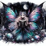 Oakhart The Lunar Faerie Print Framed | Angel Clothing