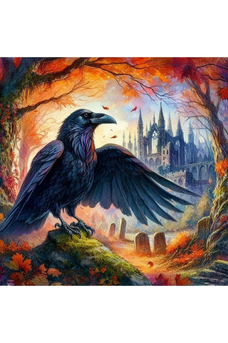 Oakhart Autumn Guardian Print Framed | Angel Clothing