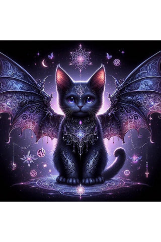 Oakhart Cosmic Familiar Print Framed | Angel Clothing