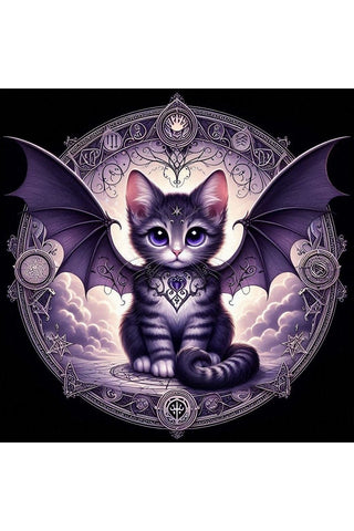 Oakhart Astral Kitten Print | Angel Clothing