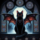 Oakhart Feline Fantasy Print Framed | Angel Clothing