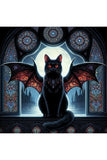 Oakhart Feline Fantasy Print Framed | Angel Clothing