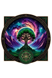 Oakhart Cosmic Yggdrasil Print Framed | Angel Clothing