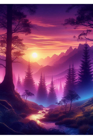 Oakhart The Glow of Dusk Print Framed | Angel Clothing