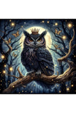 Oakhart The Crowned Owl Print Framed | Angel Clothing