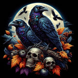 Oakhart Ravens of the Autumn Moon Print Framed | Angel Clothing