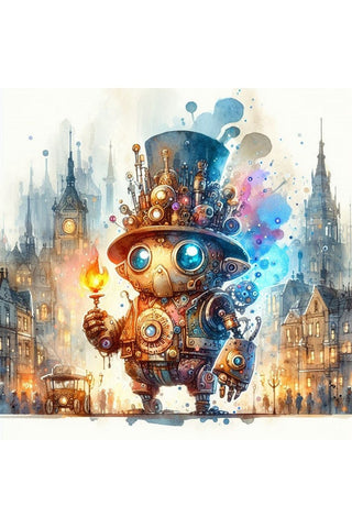 Oakhart Gears and Glimmer Print Framed | Angel Clothing