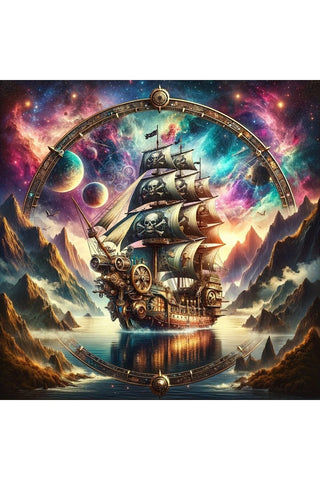 Oakhart Pirates of the Nebula Print Framed | Angel Clothing