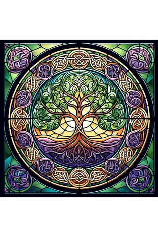 Oakhart The Celtic Tree Print Framed | Angel Clothing