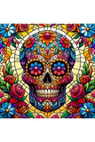 Oakhart Day of the Dead Bloom Print Framed | Angel Clothing