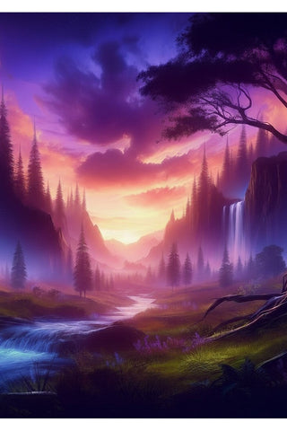 Oakhart Ethereal Passage Print Framed | Angel Clothing