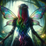 Oakhart Chromatic Wings Print Framed | Angel Clothing