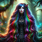 Oakhart Tangled in Colour Print Framed | Angel Clothing