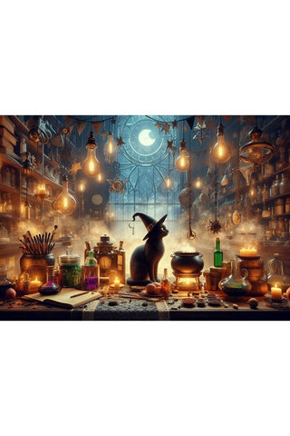 Oakhart The Witch's Kitchen Print Framed | Angel Clothing