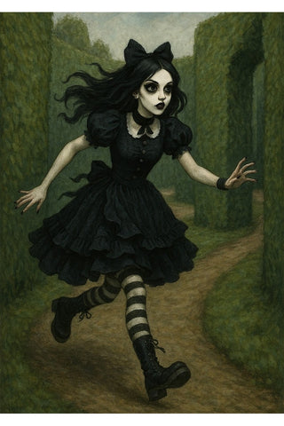 Oakhart Twisted Wonderland Print Framed | Angel Clothing