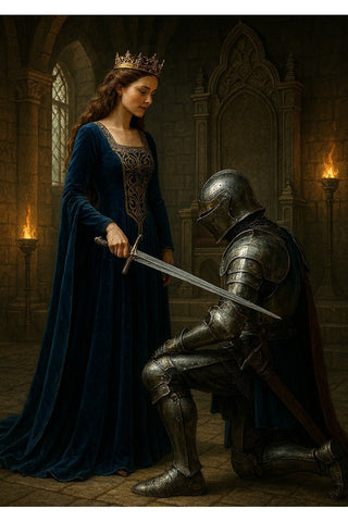 Oakhart The Queen's Champion Print | Angel Clothing