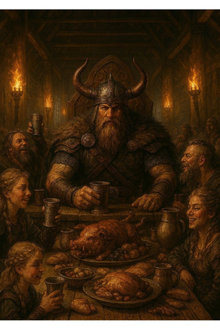 Oakhart The Chieftain's Table Print Framed | Angel Clothing