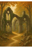 Oakhart Autumn's Abbey Print Framed | Angel Clothing