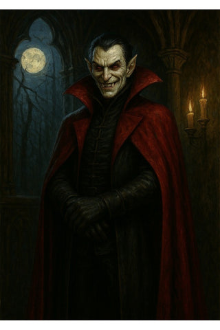 Oakhart The Unyielding Vampire Lord Print Framed | Angel Clothing