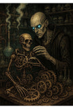 Oakhart The Clockwork Necromancer Print Framed | Angel Clothing