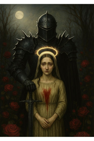 Oakhart The Shadow and the Saint Print Framed | Angel Clothing