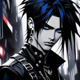 Oakhart Cool Blue Print Framed | Angel Clothing