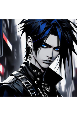 Oakhart Cool Blue Print Framed | Angel Clothing