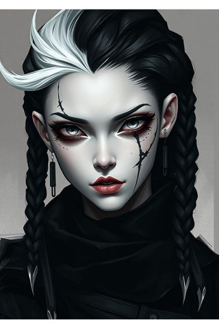 Oakhart Porcelain Fracture Print Framed | Angel Clothing