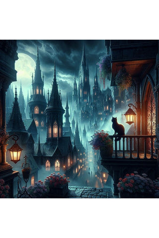 Oakhart Midnight Magic Print Framed | Angel Clothing