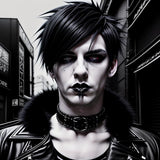 Oakhart Stark Contrast Print Framed | Angel Clothing