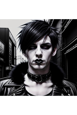 Oakhart Stark Contrast Print Framed | Angel Clothing