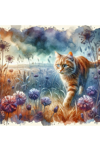 Oakhart Hunter in the Heather Print Framed | Angel Clothing