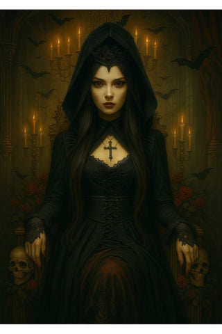 Oakhart Queen of Shadows Print Framed | Angel Clothing