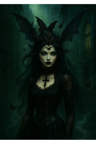 Oakhart Sovereign of Shadows Print Framed | Angel Clothing