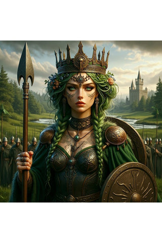 Oakhart Brigid, The Exalted One Print Framed | Angel Clothing