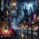 Oakhart City of Gargoyles Print Framed | Angel Clothing