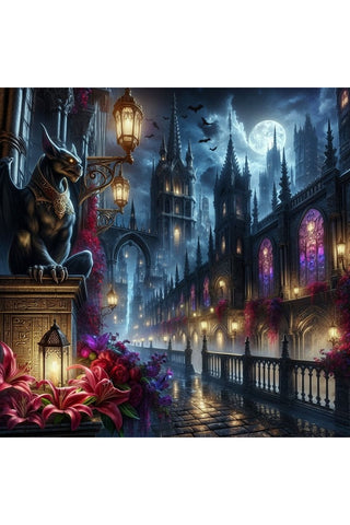 Oakhart City of Gargoyles Print Framed | Angel Clothing